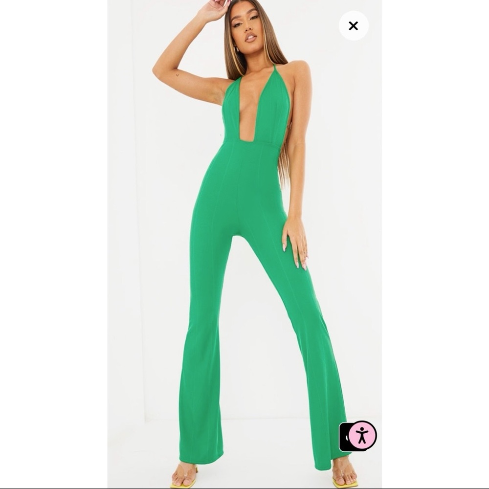 GREEN JUMPSUIT